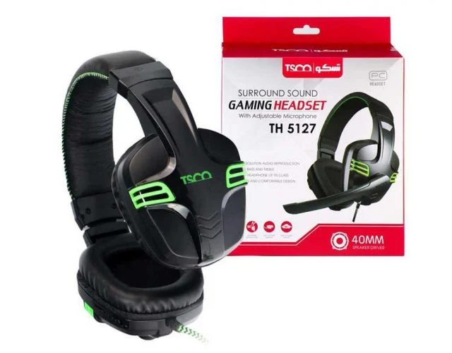 هدست گیمینگ تسکو مدل PROFESSIONAL GAMIN HEADSET TH 5127