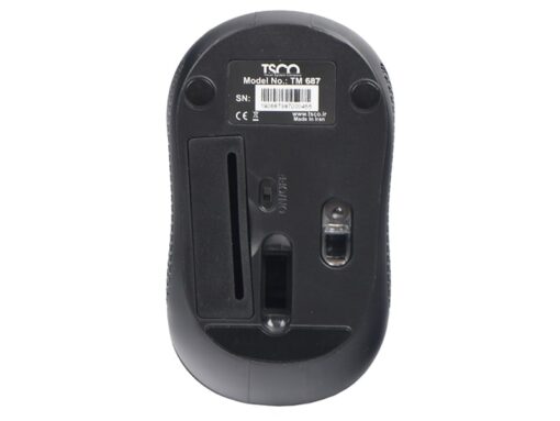 ماوس بی سیم تسکو مدل OPTICAL MOUSE TM-687W