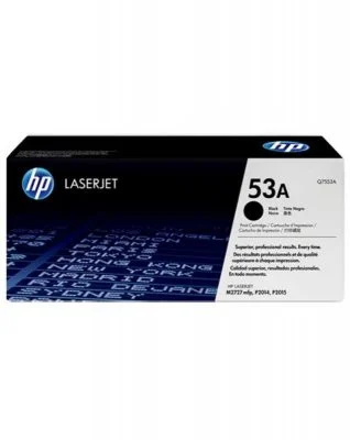 تونر کارتریج لیزری مشکی مدل Cartridge Toner 53A LaserJet