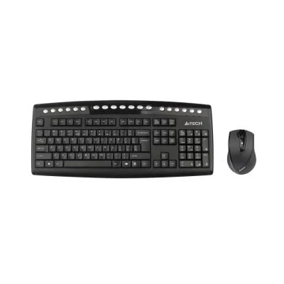 کیبوردوماوس بی سیم ایفورتک Kaybeoard+Mouse Wireless A4TECH 9100F