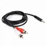 کابل صدا 1 به 2 اسپیکر کامپیوتر (Audio cable (AUX TO AV