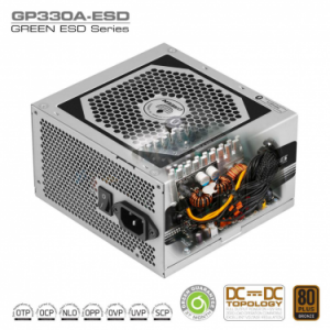 منبع تغذیه کامپیوتر گرین مدل Power Green GP330A-ESD