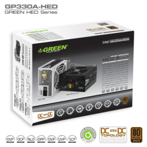 منبع تغذیه کامپیوتر گرین مدل Power Green GP330A-HED