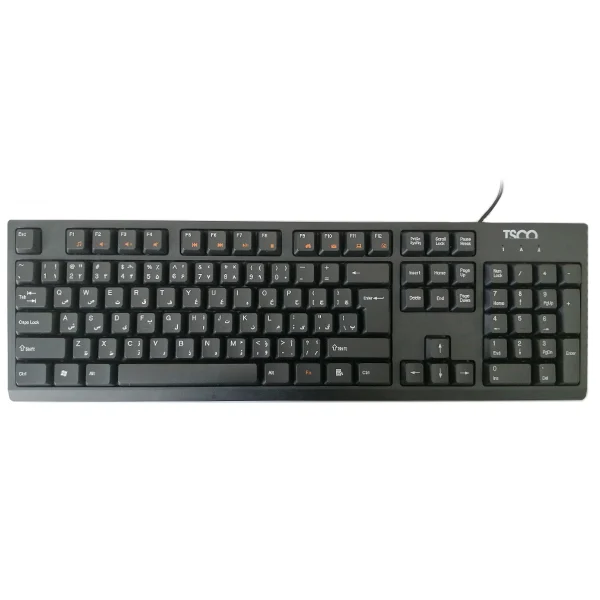 کیبورد باسیم تسکو مدل Keybord TSCO Wred TK-8017