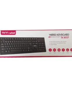 کیبورد باسیم تسکو مدل Keybord TSCO Wred TK-8017
