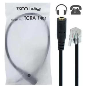 کابل تبدیل RJ9 به جک ۳٫۵ میلی متری تسکو مدل TCRA1401