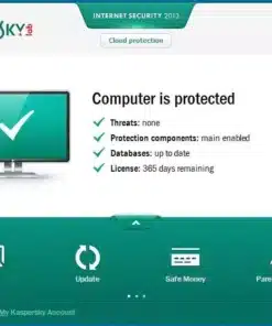 آنتی ویروس کسپرسکی اینترنت سکیوریتی (دو کاربره یکساله)